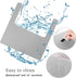 High Chair Placemat, 2-Piece Set Silicone, Long Lasting, Interchangeable, Suitable for IKEA Antilop (Pink/Grey)