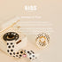 2-Pack, 2 (6-18 BIBS Polka Dots Pacifier BPA Free Pacifiers with a Round Latex Nipple, Made in Scandinavia, Size