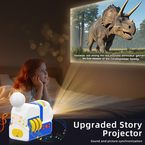 32 3+ Story Projector for Kids - Educational Storybook Projector,Kids Story Projector with Stories,White Noise & Night