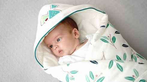 Natural Cotton Thickened Swaddle Blanket for Newborns - Perfect for Busy Moms