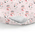 Cute Cow Pink Bows Baby Nursing Pillow Covers for Boy Girl Cartoon Cows with Flowers Leaves Nursing Pillowcase