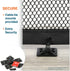 Roving Cove Stair Banister Guard 5ft x 3ft, Railing Safety Net for Baby Proofing, Child Safety Gate Cover, Ebony Black