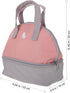 BESPORTBLE Portable Insulated Breast Milk Storage Bag for Nursing Moms, Gray Pink Milk Bottle Cooler Tote with Thermal