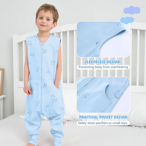 Sack,Summer LAT Baby Sleep Toddler Cotton Sleep Sacks with Legs,Dinosaur for Boys Girls,Baby Wearable Blanket