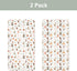ZoUbqchY 52x28In 2 Pack Camping Animals Baby Crib Sheets for Boy Girl Bear Deer Raccoon Squirrel Bunny Hedgehog Owl