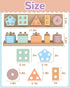 Montessori Toys for 1-3 Year Old Boys & Girls, Wooden Sorting & Stacking Puzzles for Toddlers Birthday Gifts