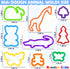 Set 32 Dough Play Tools for Kids, PCS Dough Accessories with Animal Molds and Shaped Cutters, Plastic Cutters Toys
