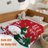YeeJu Christmas Throw Blanket, Kids Small Red Snowman Blanket for Girls Boys, Soft Lightweight Fleece 40x50
