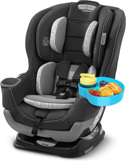 (2, Car Seat Snack Tray for Kids: Kids Car Travel Tray with Cup Holder, Toddlers Road Trip Essential, Snacks Food Plate