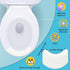 JuGeoZhi 7pcs Toilet Splash Guard - Pee Guard Pad for Toilet Seat Potty Training Mat for Kids Boys Adult Men
