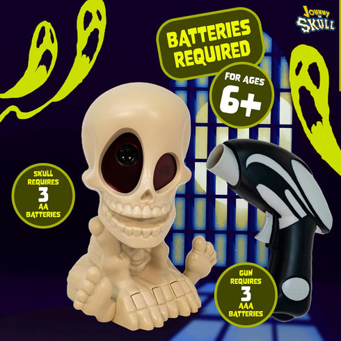 Fotorama Johnny The Skull - Exciting Indoor Ghost Blasting Game for Kids
