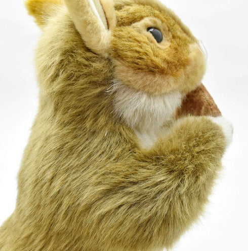 Hansa Brown Squirrel with Nut Plush - 9"