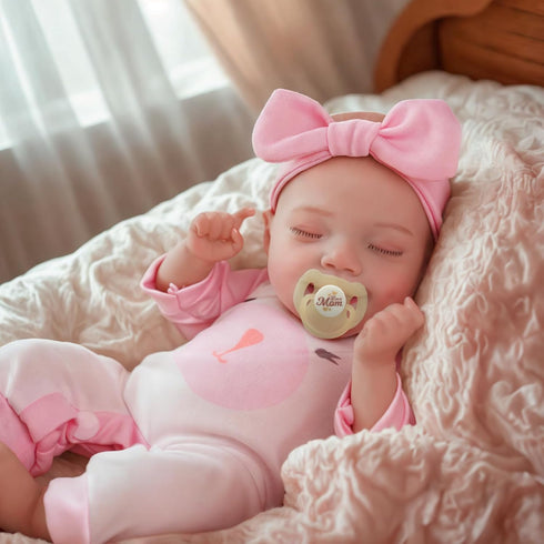 12 Inch 3+ JIZHI Lifelike Reborn Baby Dolls - Realistic-Newborn Baby Dolls Girl Handmade Real Life Dolls with Clothes