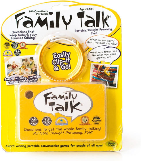 Around the Table Games Portable Conversation Starters and Car Travel Game