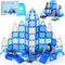 Magnetic Tiles for Kids Ages 3-8 - Arctic Animal Magnetic Building Set with 6 Sea Animals, Educational Magnet Blocks