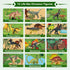 Figures,12 Playset FRUSE Jurassic Dinosaur Toys PCS Realistic Large Dinosaur Figurines with Jumbo Play Mat