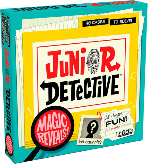 Buffalo Games - Junior Detective - Family Game Night Mystery with Multiple Case Files for Ages 8 and Up