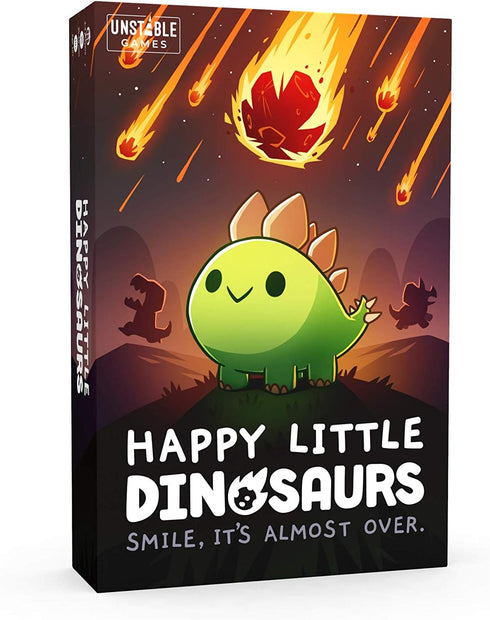 Happy Little Dinosaurs Base Game - Competitive Sabotage Funny Card Game for Kids, Teens, and Adults