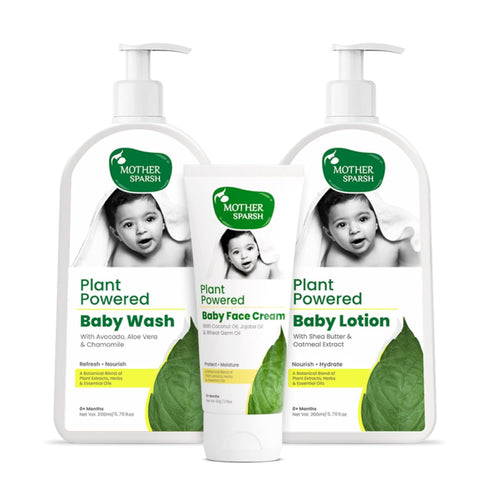 Mother Sparsh Plant Powered Natural Baby face Cream, 50g + Plant Powered Natural Baby