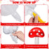7 31 21 Inch Pcs Cute Mushroom Balloons - x Large Mushroom Aluminum Foil Balloons, Easy to Inflate, Fun Mushroom