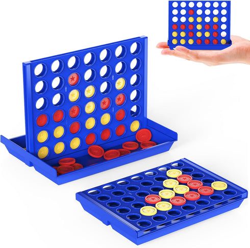 Pup Go Travel Size 4 in a Row Game for Kids Ages 3+, Christmas