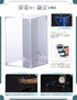 Acrylic Display Case, Mirrored Back and Base, UV Protected, Dustproof Showcase for Figures, Models (10x10x12 inch)