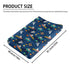 KuphiL10C Girls-16x32 Cartoon Space Animals Rockets Planets Stars Pattern Baby Changing Pad Cover, Unisex Outer Space