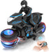 Eulogia Remote Control Motorcycle Toys New Upgraded RGB Wheels Lights, RC Motorbike