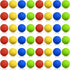 Sumind 48 Pieces Foam Balls, Soft Foam Bullet Replacement Refill Pack for Blasters Guns, Birthday Party Favors, Red,
