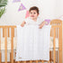 Cozy White Pointelle Baby Blanket - Soft and Breathable