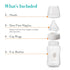 9 (Pack 6) Evenflo Feeding Premium Proflo Venting Balance Plus Wide Neck Baby, Newborn and Infant Bottles - Helps