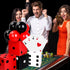 Hollowfly 54 6 11inch 12 Pcs Casino Theme Party Decoration Including Pcs Large Casino Dice Boxes Pcs Poker Playing