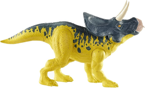 Jurassic World Wild Pack Zuniceratops Herbivore Dinosaur Action Figure Toy with Movable Joints