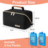 Pack, 6 Breastmilk Cooler Travel Bag with Ice Portable Insulated Breast Milk Cooler Bag Fits Bags of Breastmilk