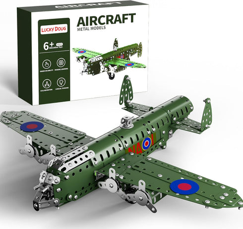 Lucky Doug STEM Building Projects Model Airplane Set - 389 Pieces STEM