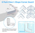 KAIYUER 0.8 16.4 6 in x FT,Edge Corner Protector Baby Proofing with Corners,Soft Clear Furniture Table Corner Guard