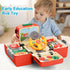 3-5 HONGTUO Fire Truck Toys with Teaching Meaning, Simulation Steering Wheel Driving Toy, Toddlers Fire Truck Toy