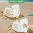 E1F1NN DOT 3-36 Inflatable Baby Seat for Babies Months, Blow Up Floor Chair with Built-in Air Pump & Spine Support