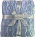 Heavens Cuddles 48"x36" Quilted Satin Baby Blanket (Light Blue)