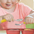 VANRA 2 Pieces Toddler Fork and Spoon Set, 18/8 Stainless Steel with Travel Case for Kids Lunch Box