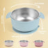 3 Pack, 4.3 Bellas Friends Stainless Steel and Silicone Baby Bowls with Suction for Toddlers Kids Feeding, Non-Slip