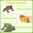 8pcs JOKFEICE Realistic Soft Frog Toys - Large Floating Squeaking Tree Frog Figurines for Science Projects, Educational