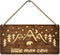 YOHIYE Little Man Cave Sign Woodland Nursery Wall Decor for Baby Boys Rustic