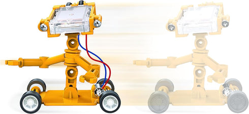 4M Toysmith Green Science Salt Water Powered Robot Kit, STEAM Beach Toy for Boys & Girls 5+