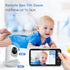 HelloBaby 6IPS 4000mAh 2-Way Large Screen, Video Baby Monitor with Upgraded Battery, Talk, Night Vision, Pan-Tilt-Zoom