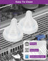 Nipples,9m+ 6 Count Silicone Nipple for Pigeon Bottle,Size LL,Fast Flow Baby Bottle