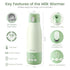 3Min 12 Oz 9000mAh Portable Bottle Warmer for Travel, Fast Heating Bottle Warmer for Breastmilk & Water, Milk Warmer