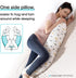 BYRIVER Firm C Shaped Pregnancy Pillows for Sleeping, Belly Hip Leg Knee Support Side Sleeper Body Pillow, Cuddle