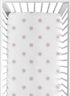 Sweet Jojo Designs White and Pink Boho Sun Girl Fitted Crib Sheet