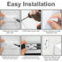 Baby Proofing Furniture Anchors Kit (16 Pack) - Anti Tip Cabinet Wall Anchors, Adjustable Child Safety Straps